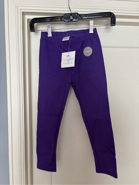 Hanna Andersson Bright Purple Classic Fit Kids Leggings